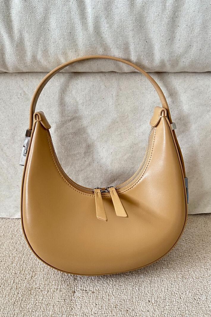 MBH Christmas Annual Edition Korean Crescent Bag Genuine Leather Underarm Shoulder Bag - Image 5