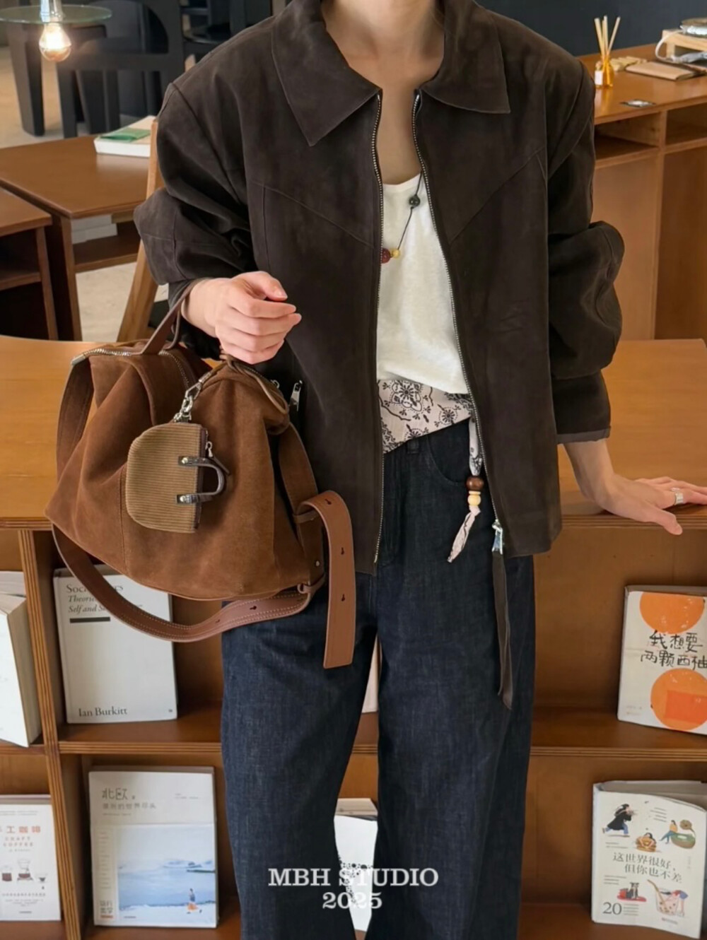 MBH Winter Relaxed Korean Style Tote Bag Large Capacity Commuter Crossbody Shoulder Handbag - Image 2