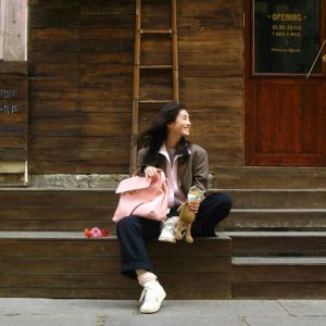 Handmade Woven Leather Bow Flap Tote Bag Large Capacity Commuter Handbag Shoulder Bag with Strap