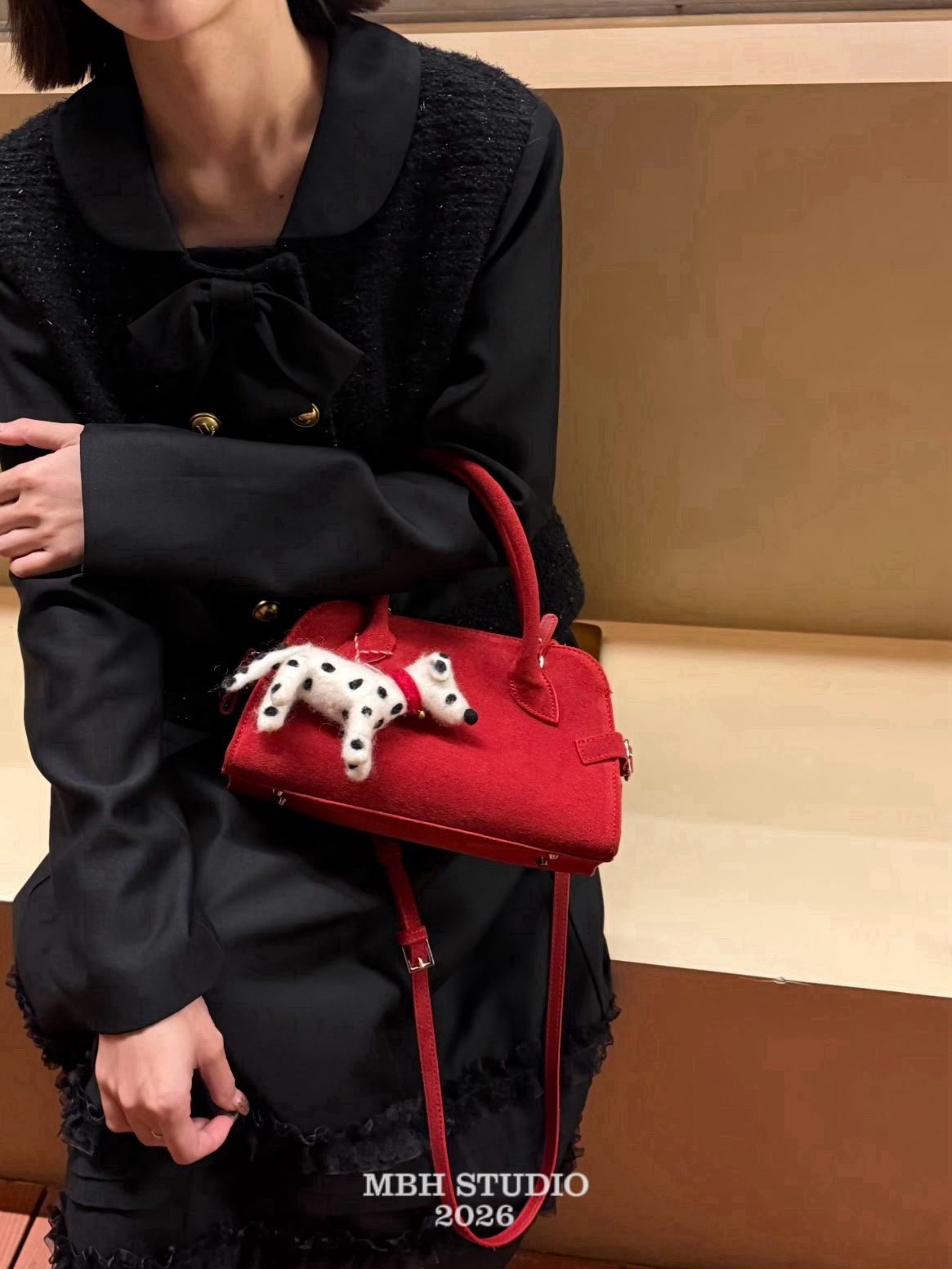 Autumn New Arrival: Celebrity Style Small Suede Boston Bag Vintage Versatile Handbag