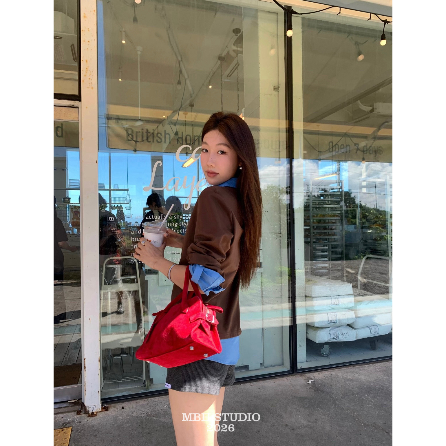Autumn New Arrival: Celebrity Style Small Suede Boston Bag Vintage Versatile Handbag - Image 5